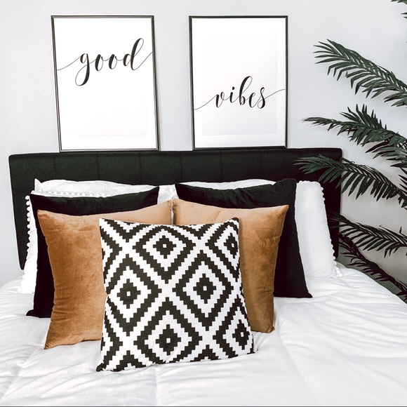 Set of 2 • caramel brown velvet pillow covers 18” - Picture 2 of 2